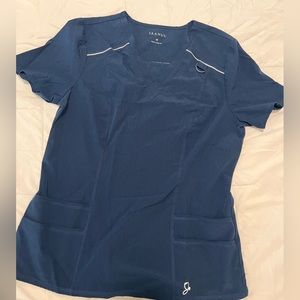 Jaanuu navy blue scrub set size medium